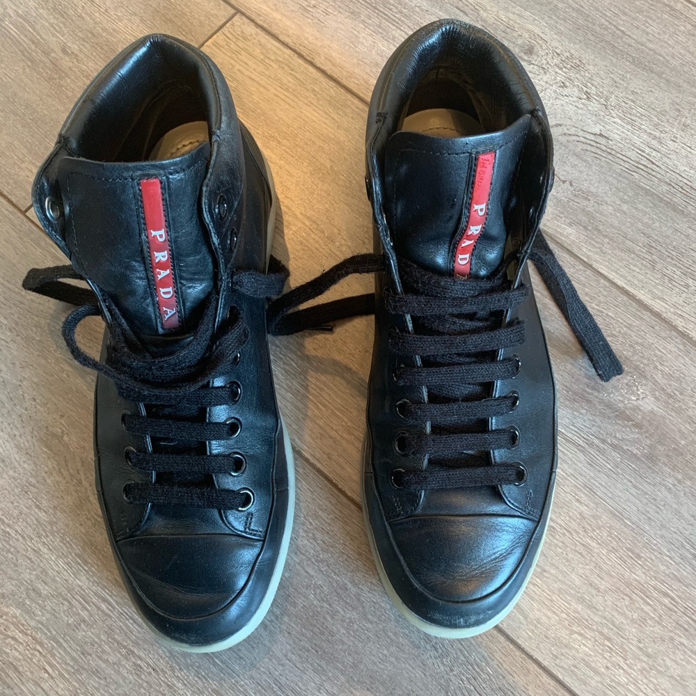 Mens PRADA high top sneakers